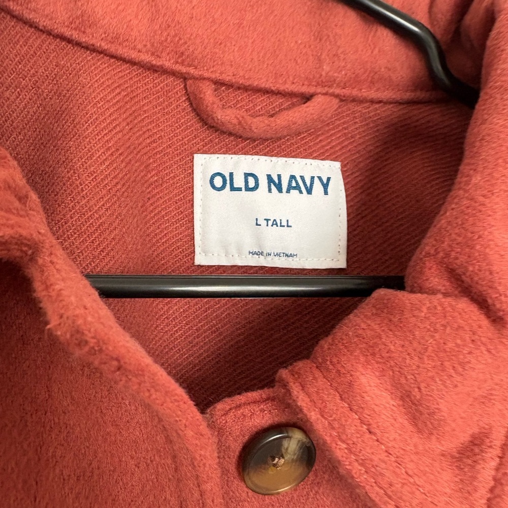 Rust Button-Up Women's Jacket - image 3